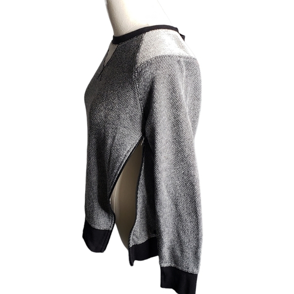 Andrew Marc MNY diagonal zipper sweatshirt EUC M - Picture 7 of 14